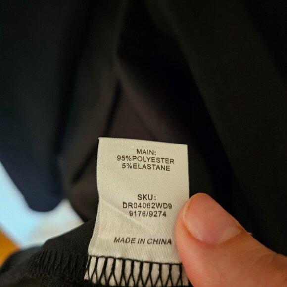 MESHKI Mercer Bandeau Midi Dress XS Black Strappless Bodycon Sexy Holiday Party - Picture 11 of 11